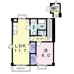 サニーコンフォルの物件間取画像